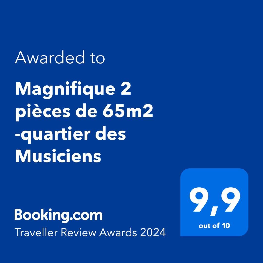 Magnifique 2 Pieces De 65m2 -quartier Des Musiciens Appartamento Nizza